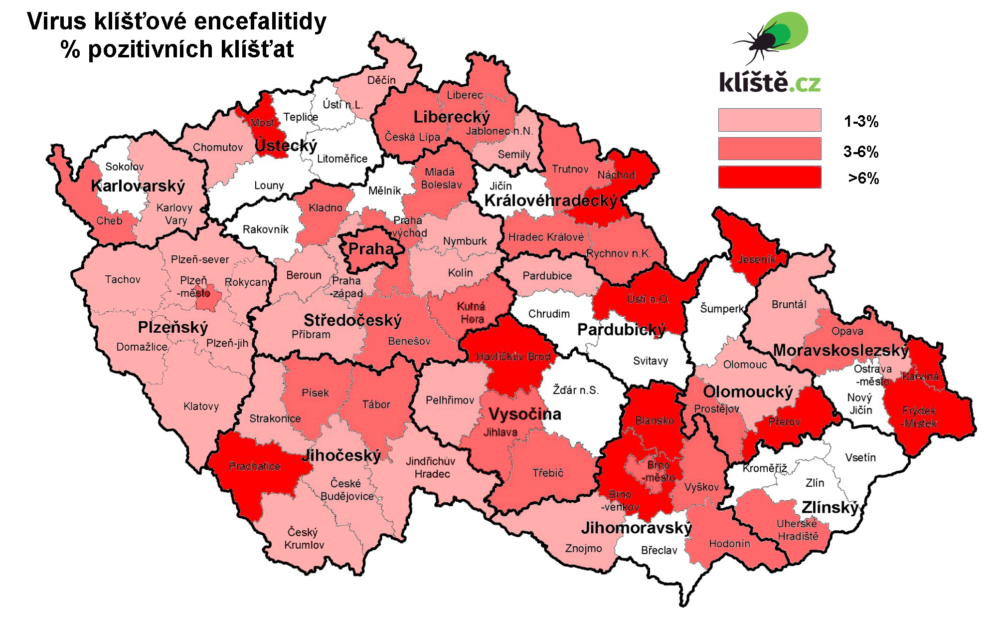 mapa výskytu